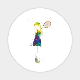 Tennis Player Girl Magnet